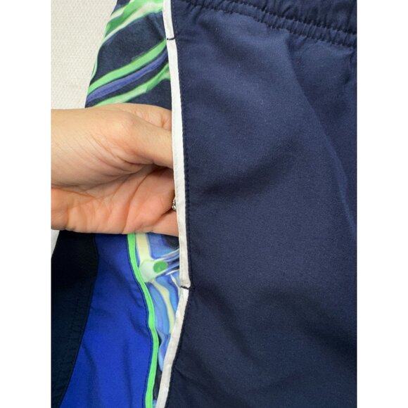 Nike Men's Aloha Shorts Lightweight Summer Polyester Size XL Blue Swim Trunks - Picture 8 of 12